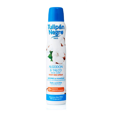 Desodorante Tulipán Negro Deo Spray Algodón y Talco